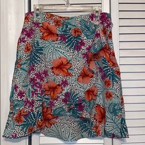Multi colored/ patterned mini skirt